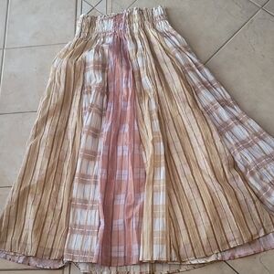 Paper Parachute Stretch Waist Maxi Full Skirt  SZ M